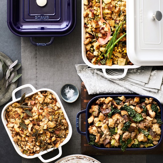 Staub Stoneware Rectangular Covered Baker, 4.8-Qt.