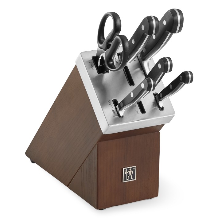 Zwilling JA Henckels 7-Piece Gourmet Self-Sharpening Knife Block