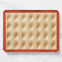Silpat Nonstick Silicone Mini Madeleine Pan, 28-Well