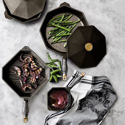 FINEX Seasoned Cast Iron Grill Pan