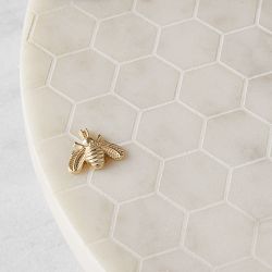 Honeycomb Marble Clock