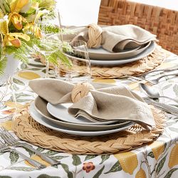 Morris &amp; Co. x Williams Sonoma Outdoor Fruit Round Tablecloth
