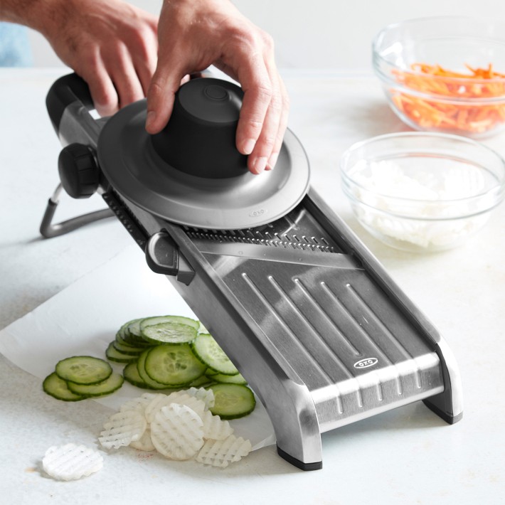 OXO Chef's Steel Mandoline Slicer | Williams Sonoma