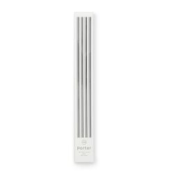 W &amp; P Metal Straws, Set of 4