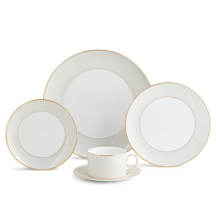 Wedgwood Gio Gold 5-Piece Dinnerware Set | Williams Sonoma