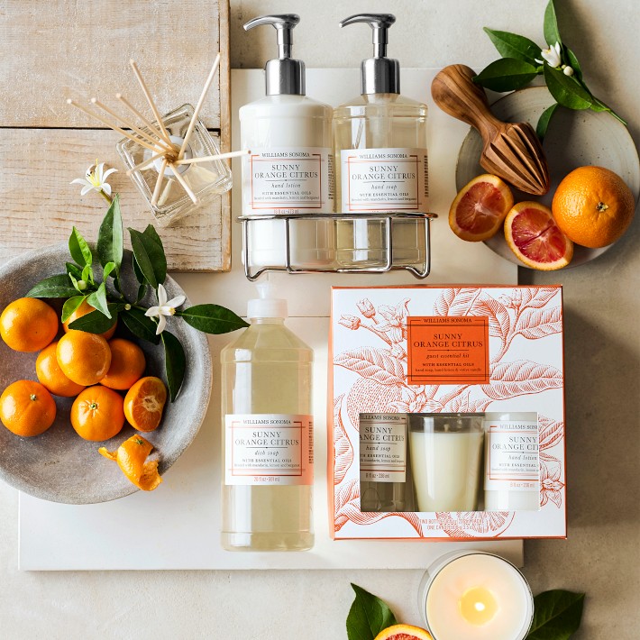 Williams Sonoma Sunny Orange Citrus Guest Gift Set | Williams Sonoma