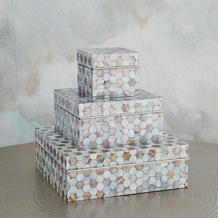 Mother of Pearl Box – Elegant Storage | Williams Sonoma