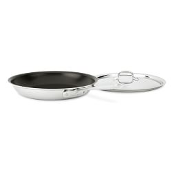 All-Clad D3® Triply Stainless-Steel Pro Nonstick Fry Pan with Lid, 12"