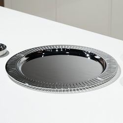 ANNA New York Striations Round Tray