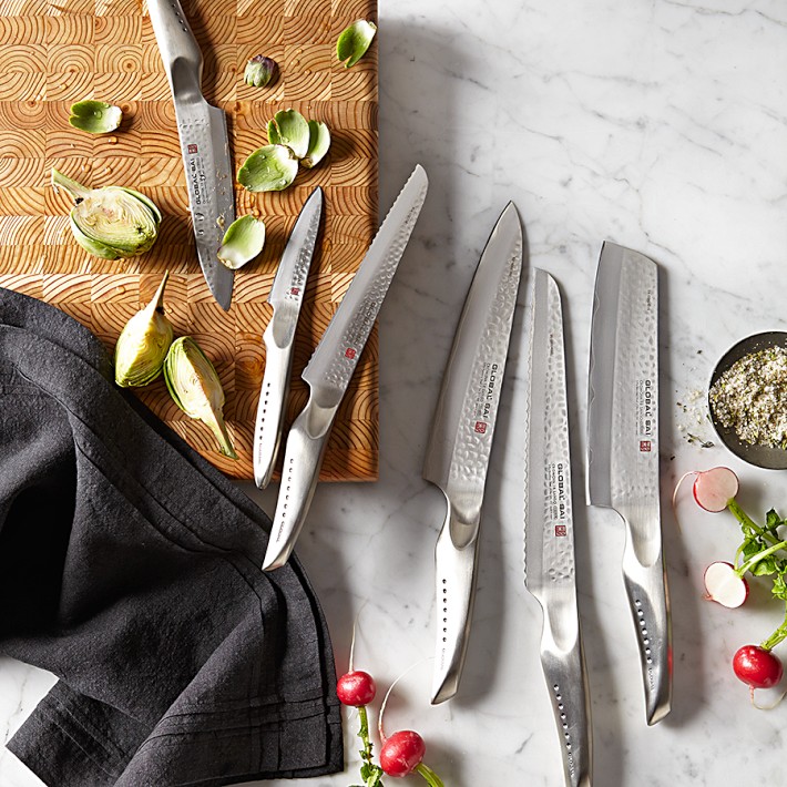 Global Sai 7-Piece Knife Block Set | Williams Sonoma
