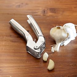 Williams Sonoma Signature Stainless-Steel Garlic Press