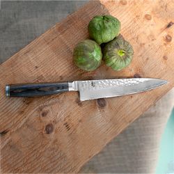 Shun Premier Serrated Utility Knife, 6 1/2"