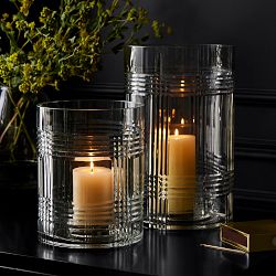 Calloway Plaid Hurricane Candle Holder