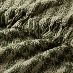 Houndstooth Wool Throw