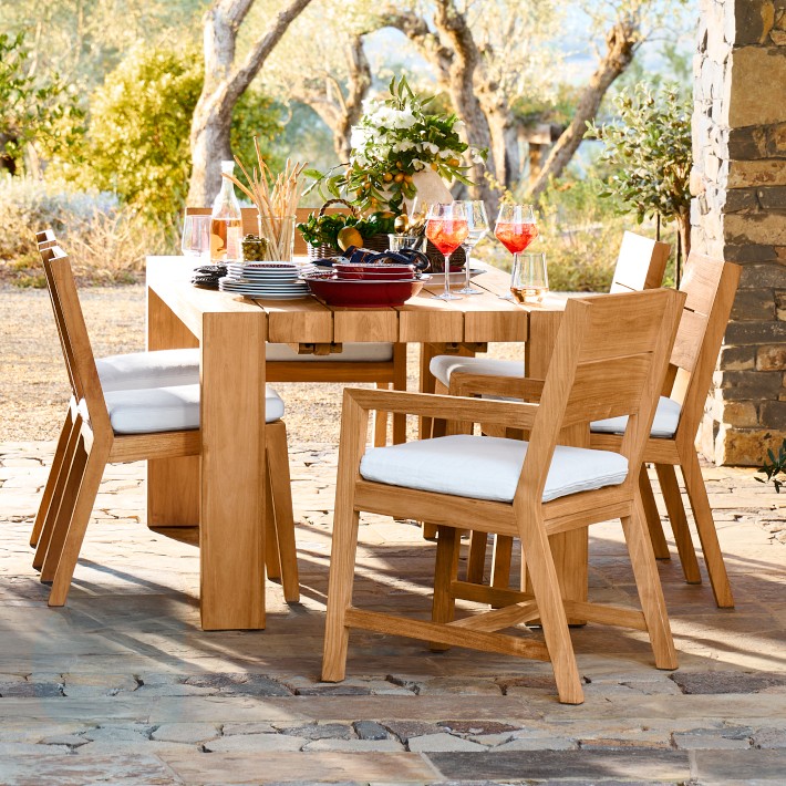Larnaca Outdoor Dining Armchair | Williams Sonoma