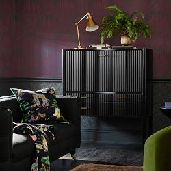 Sheila Bridges x Williams Sonoma Home Harlem Toile Print &amp; Embroidered Pillow Cover