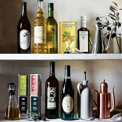 Ponsas French Porcelain Oil Container, Grey