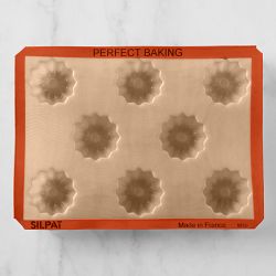 Silpat Nonstick Silicone Perfect 8-Well Mini Fluted Cake Pan