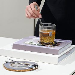 ANNA New York Striations Cocktail Stirrers, Set of 4