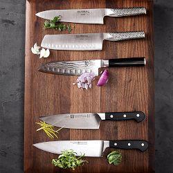 Global Classic Hollow-Ground Vegetable Knife, 7"