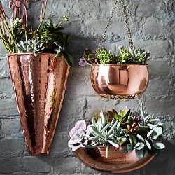 Hanging Copper Planter