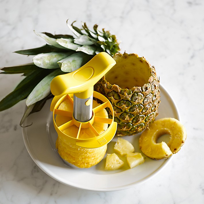 Stainless-Steel Pineapple Slicer & Dicer | Fruit Tools | Williams