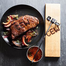 Williams Sonoma Monogrammed Forged Steak Brand