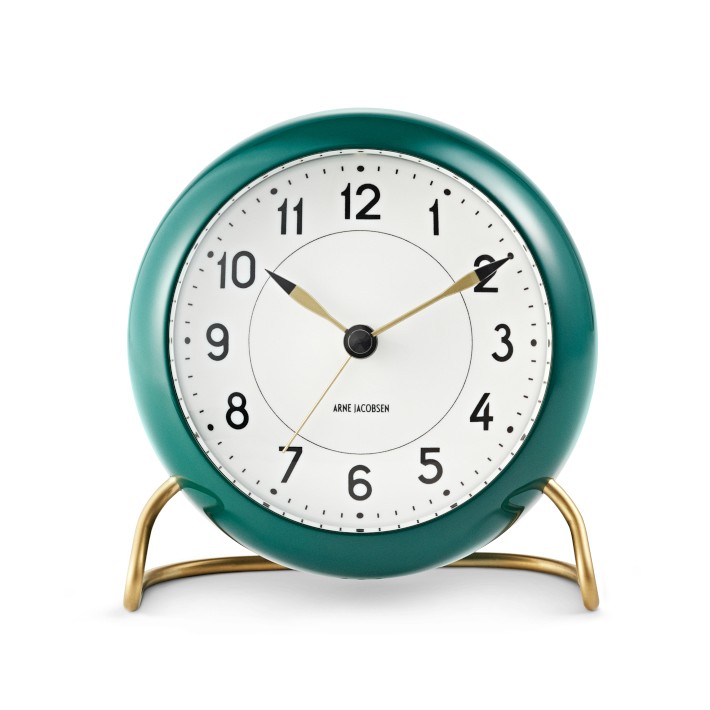 Arne Jacobsen Table Clock, Brass Alarm | Williams Sonoma