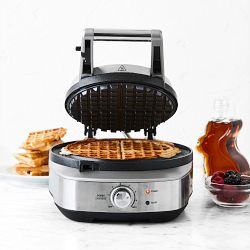 Breville No-Mess Waffle® Classic Round Waffle Maker