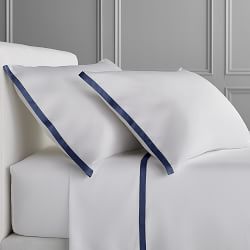 Chambers® Italian Border 300TC Sateen Pillowcases, Set of 2