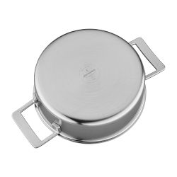 Demeyere Industry Stainless-Steel Deep Saute Pan, 4-Qt.