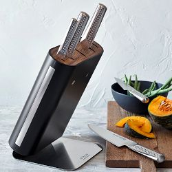 Global Ukon Block Knives, Set of 6