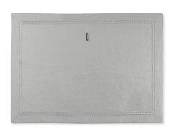 Linen Double Hemstitch Placemats, Set of 4