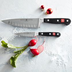 WÜSTHOF Classic Hollow-Edge Chef's Knives, Set of 2