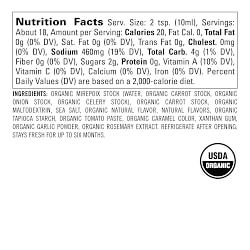 Williams Sonoma Organic Vegetable Stock Concentrate