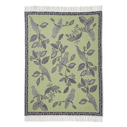 European Novelty Cashmere Throw, Naive Bird