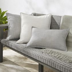 Perennials Performance Solid Flange Pillow Cover