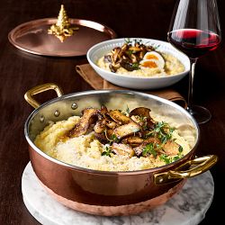 Ruffoni Historia Hammered Copper Chef's Braiser with Tree Knob, 4-Qt.