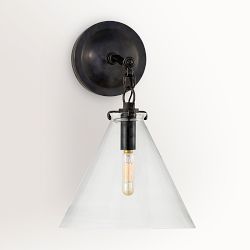 Scarlet Conical Sconce