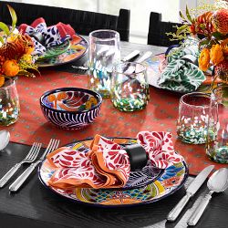 Dolores White Table Runner