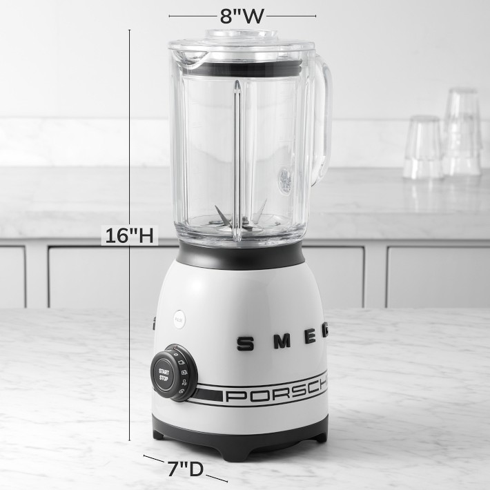 破格！　SMEG スメッグ　クリーム　ホワイト　ブレンダー　マッシャー SMEG Cream Retro Personal Blender + Reviews | Crate & Barrel