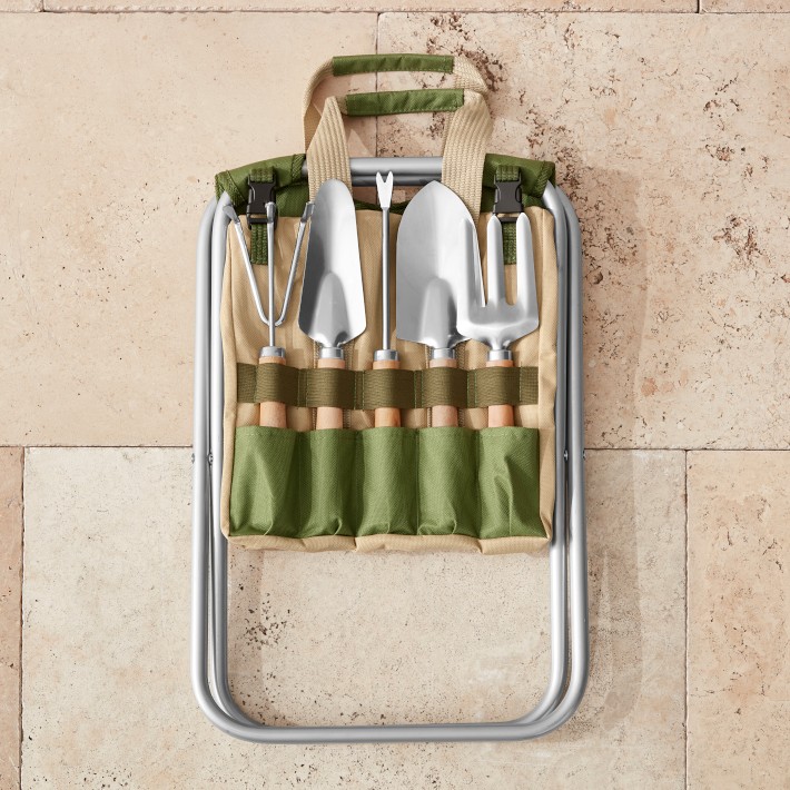 Gardening Seat & Tool Kit | Garden Tools | Williams Sonoma