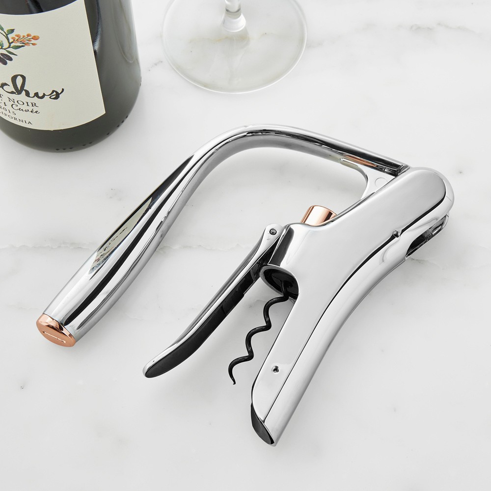 Williams Sonoma Signature Lever Wine Opener - Stainless-Steel & Copper