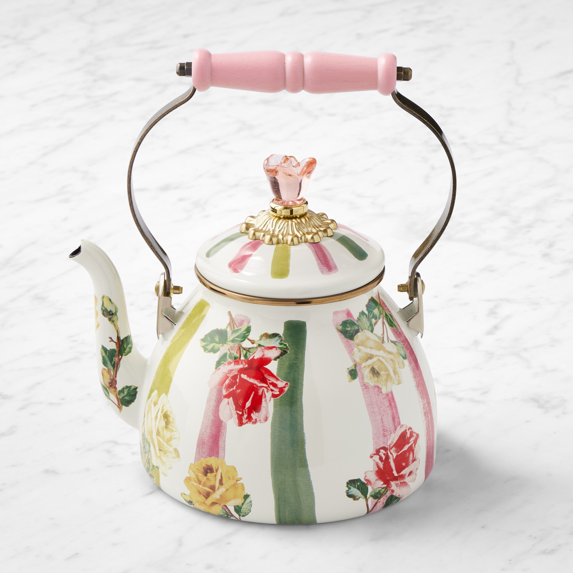 MacKenzie-Childs Garden Gala Tea Kettle, 2-Qt. Simolary simolary.com