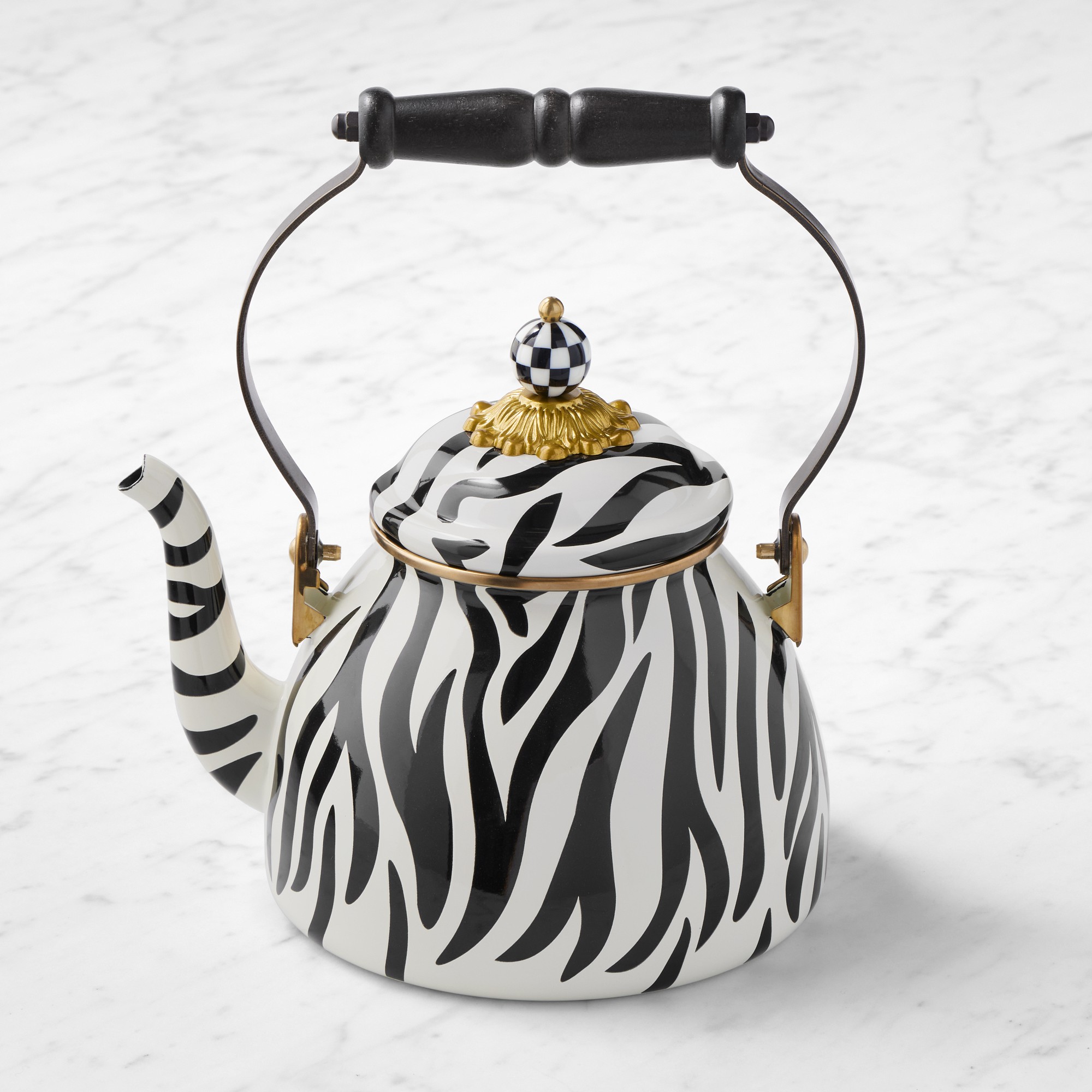 MacKenzie-Childs Zebra Tea Kettle, 2-Qt. Simolary simolary.com 5