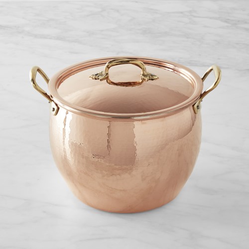 Ruffoni Historia Hammered Copper Stockpot with Vine Handle, 12-Qt. Simolary simolary.com