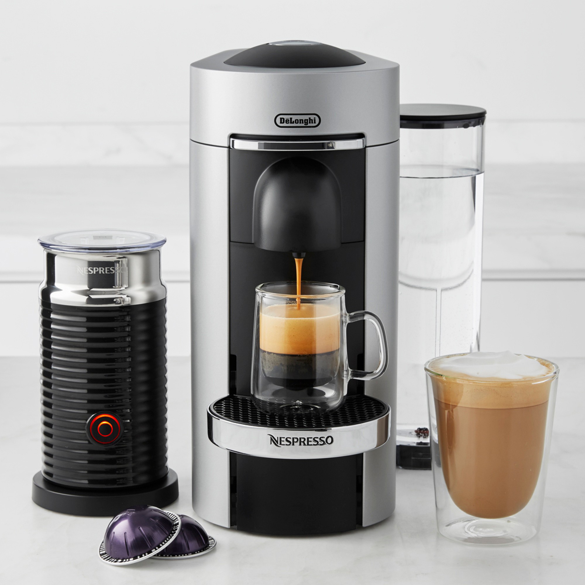 Nespresso VertuoPlus Deluxe Coffee Maker & Espresso Machine with Aeroccino Milk Frother Simolary simolary.com