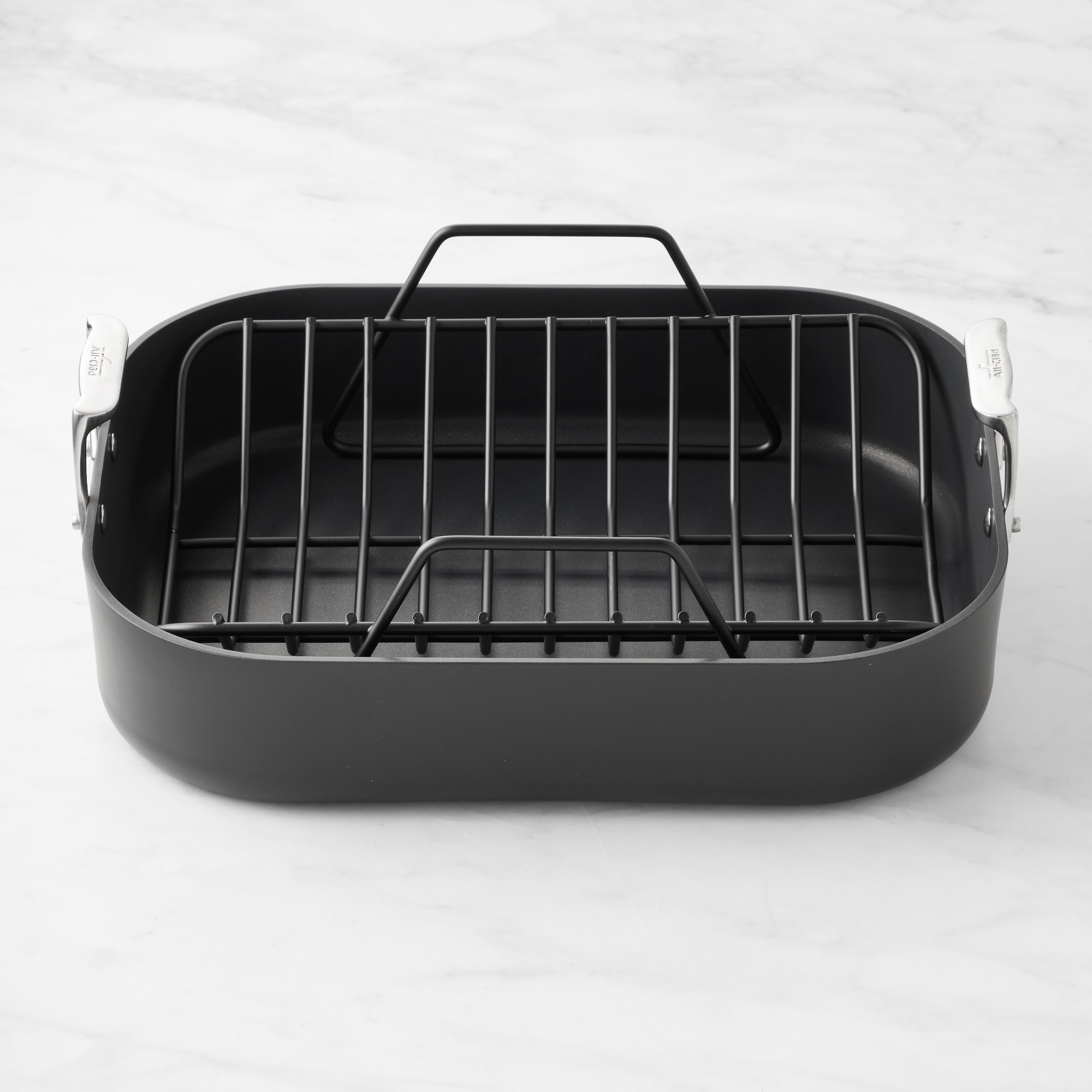 All-Clad HA1 Expert Nonstick Roaster with Rack, 13″ x 16″ Simolary simolary.com