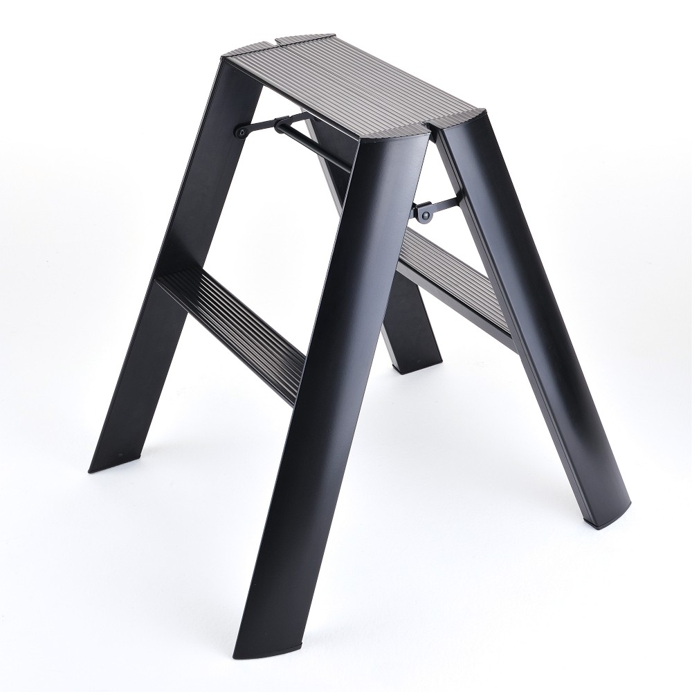 Lucano 2-Step Ladder - Black