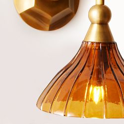 Amelia Sconce, Amber Glass